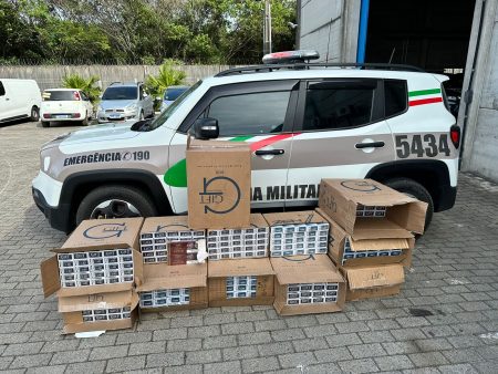 Carga de cigarro avaliada em R$ 25 mil é apreendida em barreira agropecuária