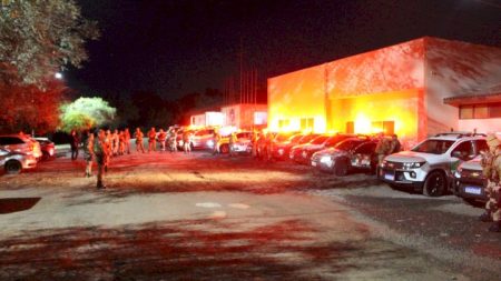PMSC realiza operação contra o tráfico de drogas na fronteira