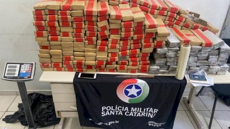 OPERAÇÃO 360 INFINITO – Em 100 dias PM de SC apreende mais de 3 toneladas de entorpecentes e prende mais de 500 pessoas