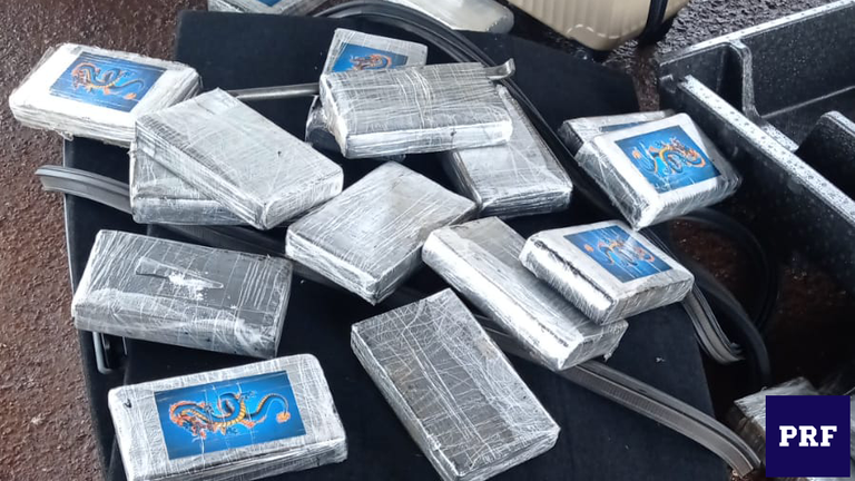 PRF prende Paraguaios e apreende carga de cocaína avaliada em mais de R$ 7 milhões