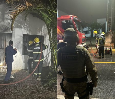 VÍDEO – Viciado é resgatado inconsciente pela PM de casa em chamas no litoral de Santa Catarina