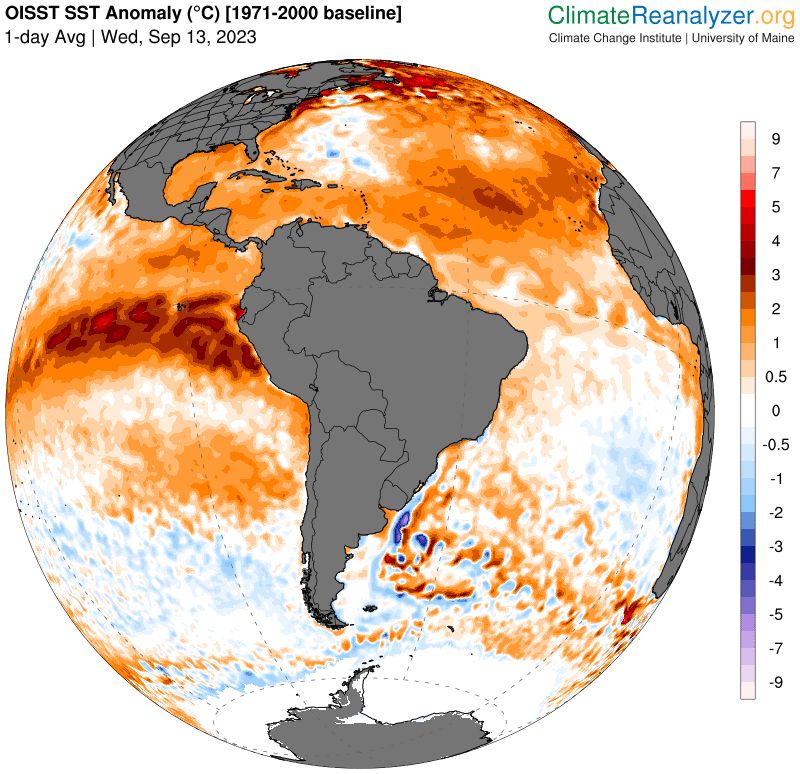 NOOA prevê que efeitos do El Niño continuem durante o inverno do Hemisfério Norte: ‘janeiro a março’