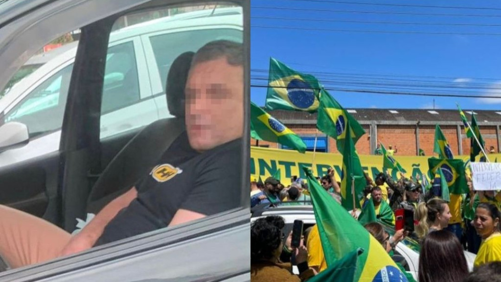 Homem que ameaçou matar manifestantes em SC é preso se masturbando para meninas