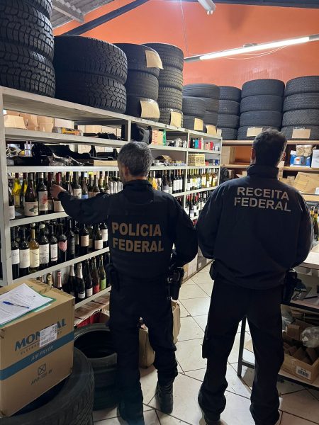 Polícia Federal deflagra operação para combater descaminho de vinhos de origem argentina