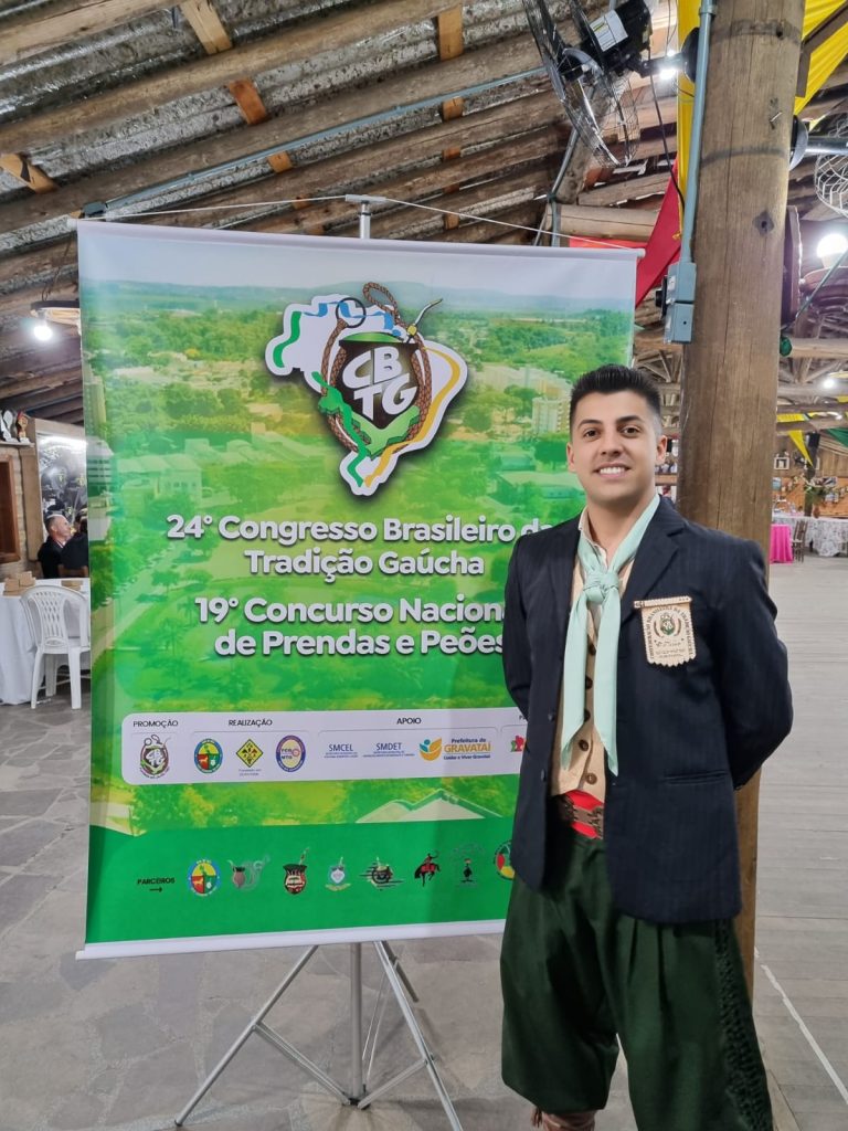 Catarinense morador de Barra Velha vence competição nacional da tradição gaúcha