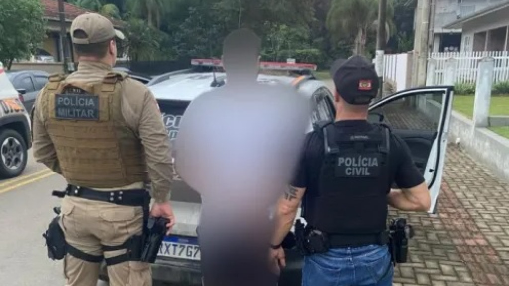 Preso em SC suspeito de estuprar, filmar e divulgar imagens de crime contra o próprio sobrinho