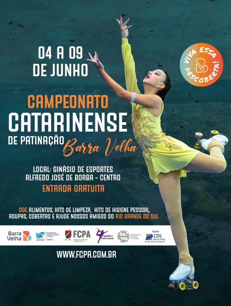Barra Velha realiza campeonato catarinense de Patinação Artística de 2024