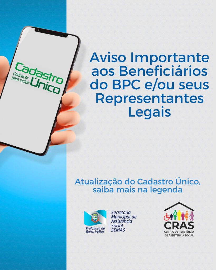 NÃO É GOLPE – Barra Velha alerta que mensagem sobre atualização de cadastro do BPC é legítima
