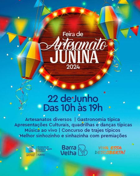 Barra Velha oferece Feira de Artesanato com escolha do Sinhozinho e Sinhazinha