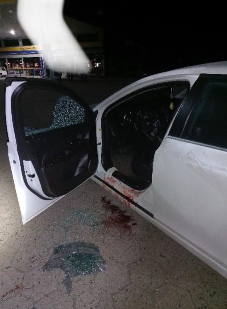 Um dos assaltantes foi morto durante a fuga Foto: PCSC 