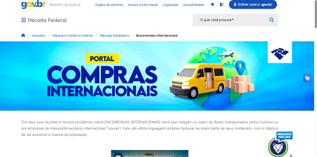 Saiba como se prevenir de golpes durante compras internacionais com o novo portal da Receita Federal