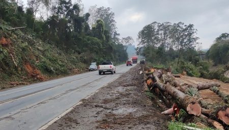 DNIT inicia importante obra de elevação da pista da BR-470 em Santa Catarina