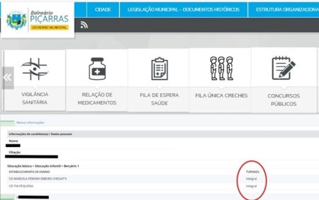 Piçarras disponibiliza lista de espera para vagas em creche integral