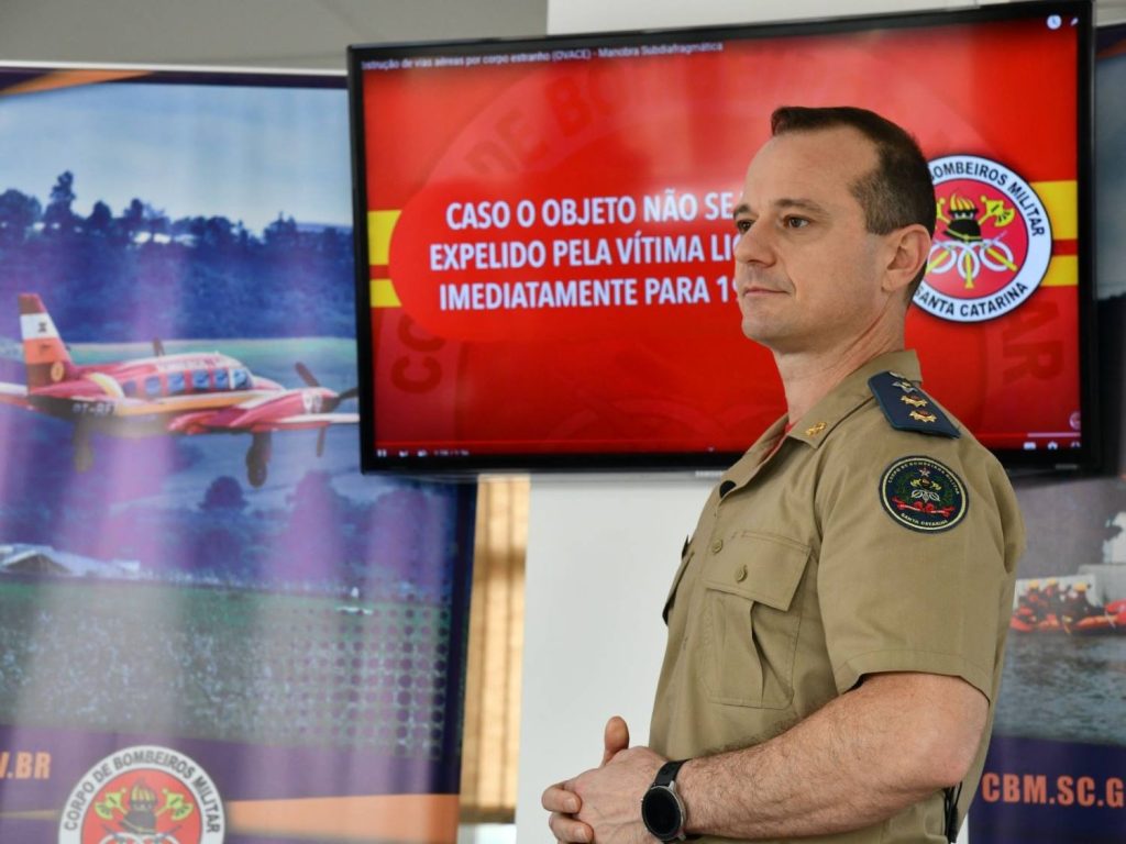 Em SC Bombeiros lançam curso de primeiros socorros para profissionais da educação
