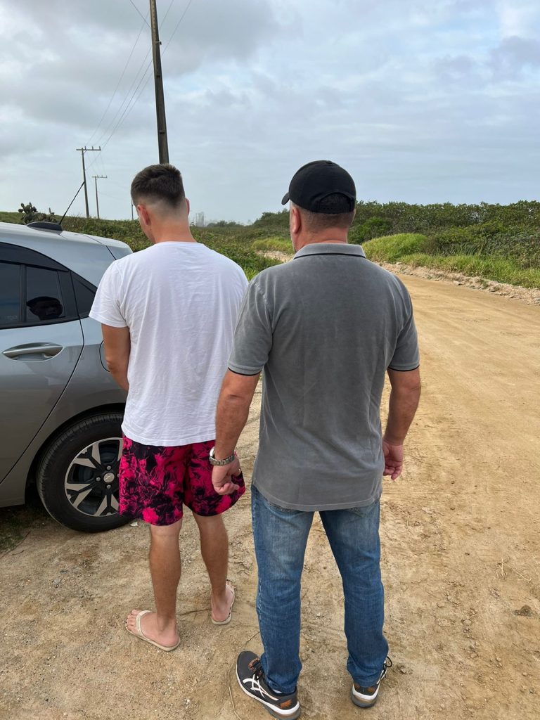 Polícia Civil prende condenado por roubo na cidade de Barra Velha