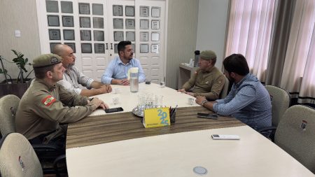 Penha solicita ampliação do efetivo policial em reunião com o comando da PMSC