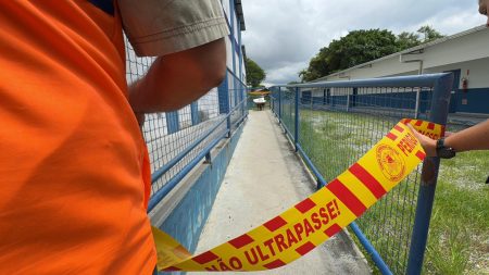 Defesa Civil de Penha interdita ginásio da Escola Rubens João de Souza por riscos estruturais