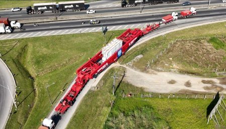 Passagem de Carga Superdimensionada causará lentidão nas BRs-470 e 101