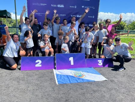 Com apoio da Prefeitura, equipe de Paradesporto de Barra Velha disputa o Meeting Paralímpico em Florianópolis