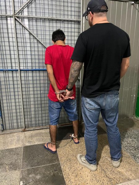 Homem que tentou matar vítima com machadinha é preso pela DIC