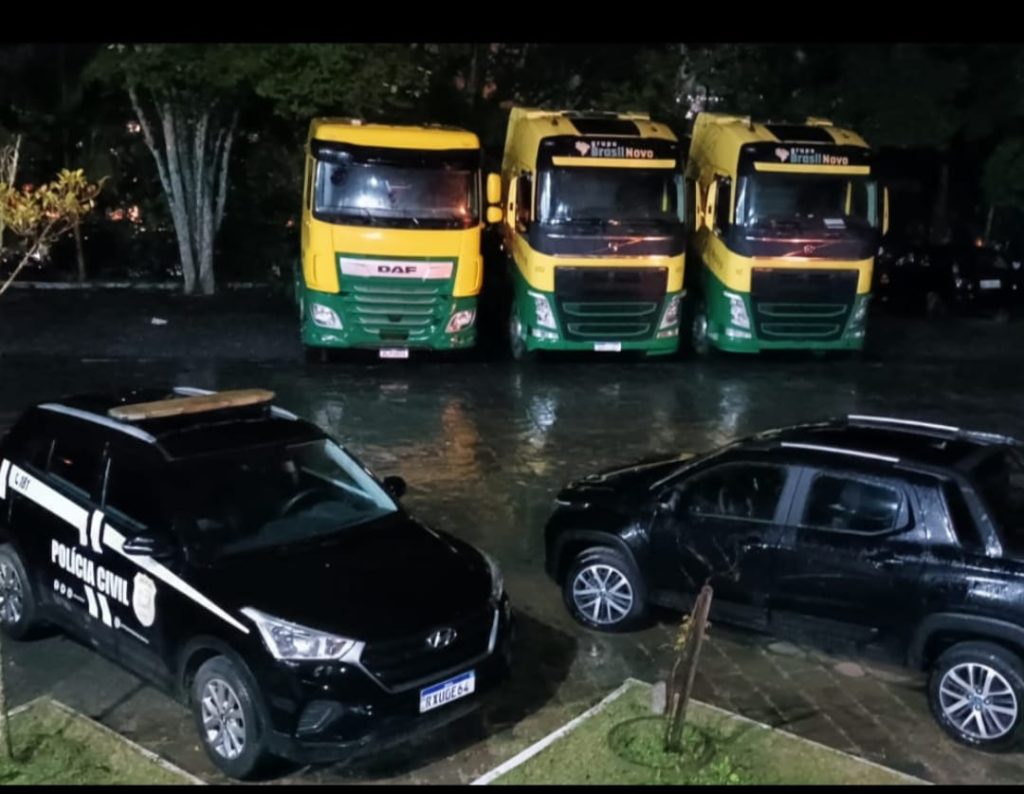 DEIC – Polícia Civil de SC recupera três caminhões furtados avaliados em R$ 1,8 milhão