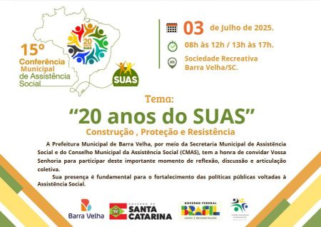 Barra Velha realiza 15ª Conferência Municipal de Assistência Social