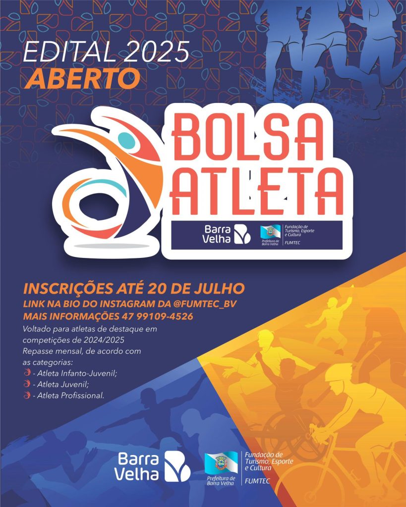 Barra Velha abre inscrições para o Programa Bolsa Atleta 2025