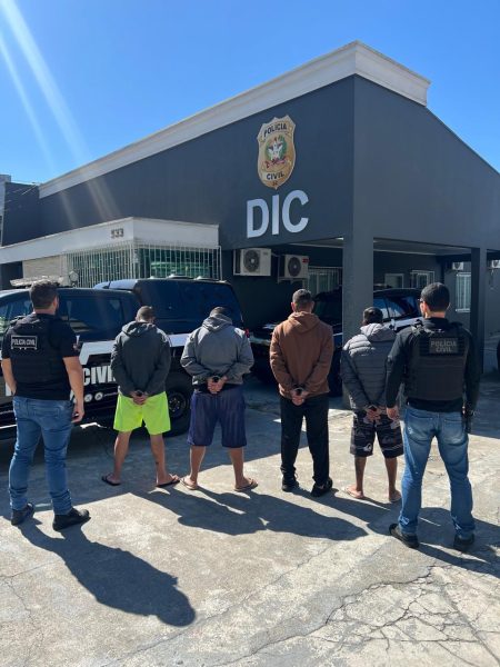 Operação ‘Irmandade’ da Polícia Civil tira de circulação quatro suspeitos de homicídio no litoral