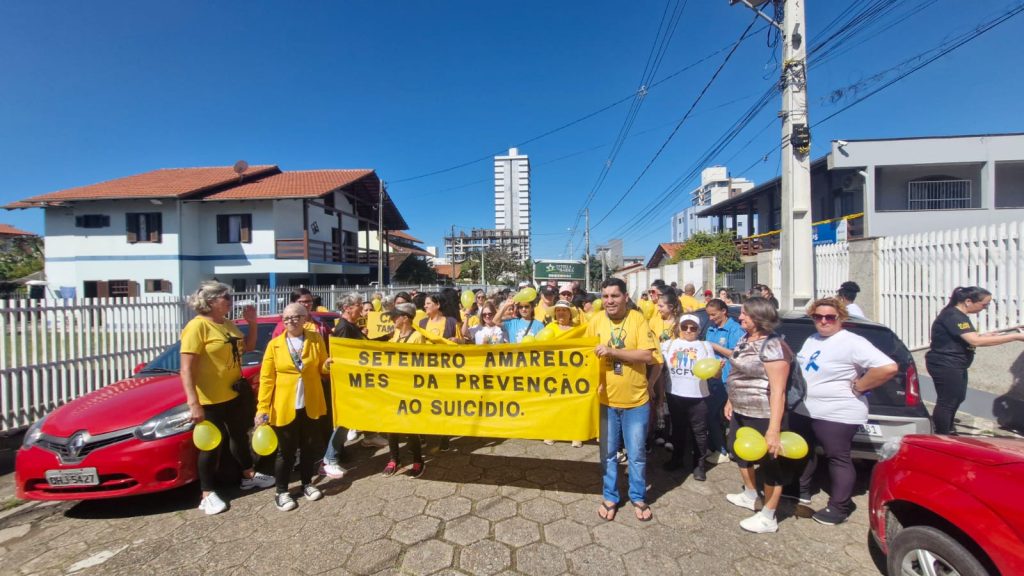 VÍDEO – São João do Itaperiú participa de passeata de conscientização contra o suicídio
