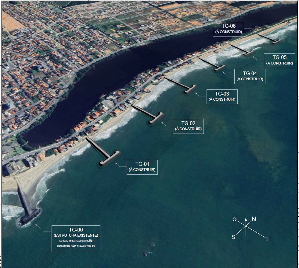 Barra Velha protocola licenciamento ambiental prévio para construção de novos molhes na Praia Central