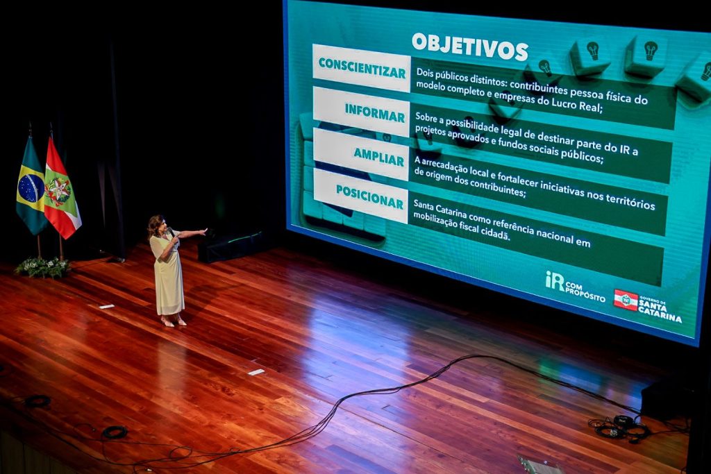 “IR com Propósito”: Governo lança campanha para manter recursos do Imposto de Renda em Santa Catarina