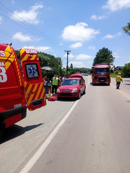 Acidente deixa idoso gravemente ferido