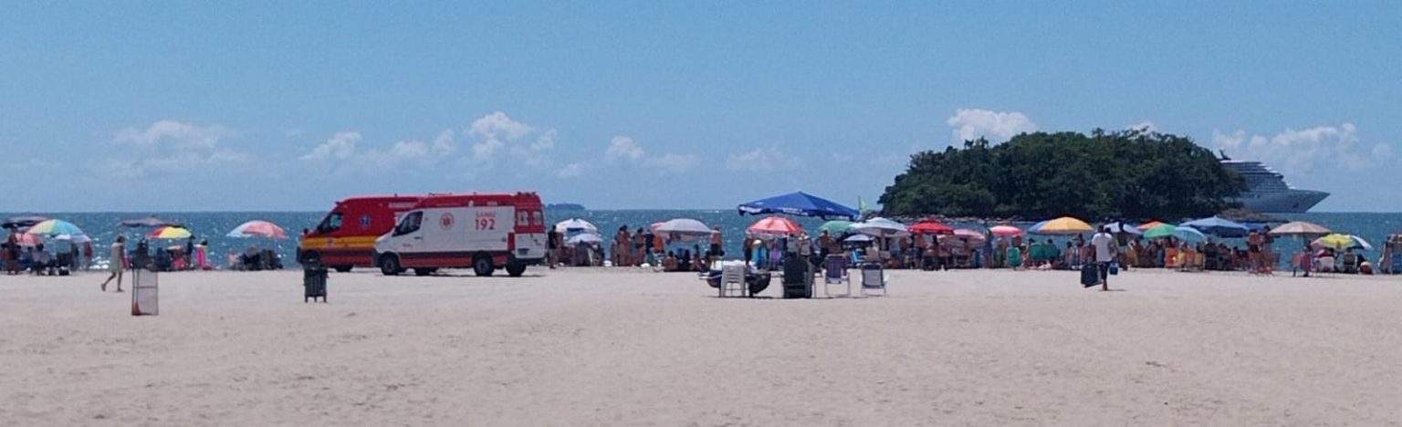 Idoso morre na Praia Central de Balneário Camboriú