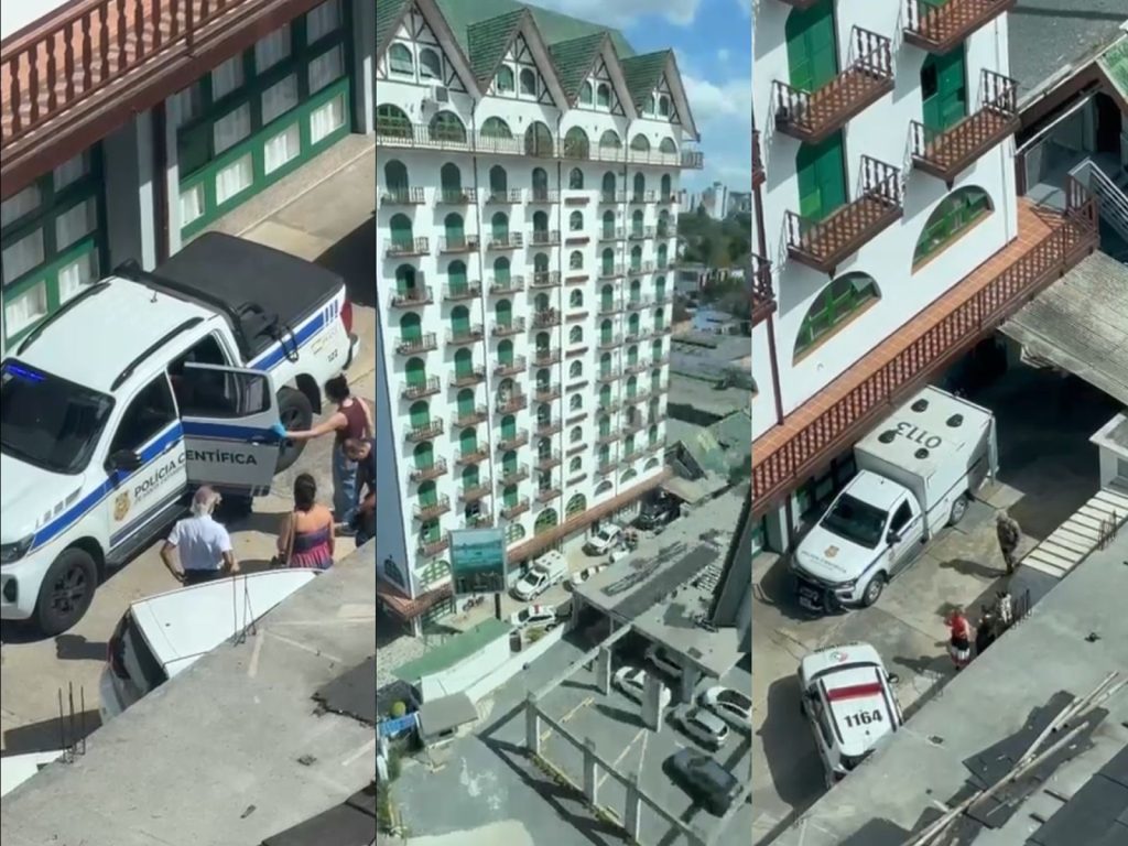 VÍDEO – Hotel de Santa Catarina registra duas mortes em menos de um dia