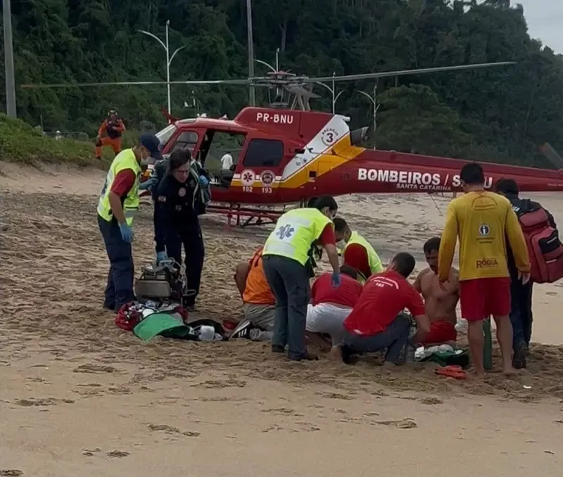 Turista morre afogado em praia de Santa Catarina